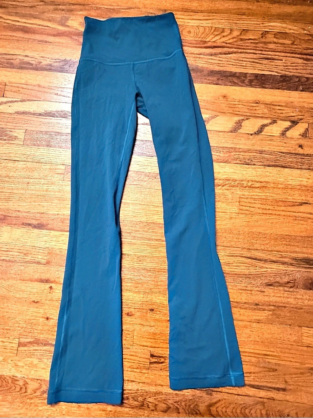 Lululemon Green High Rise Flare Yoga Pants